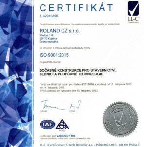 Do nového roku s novým certifikátem ISO 9001